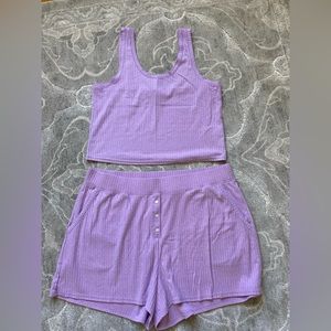 Lavender lounge set from Old Navy